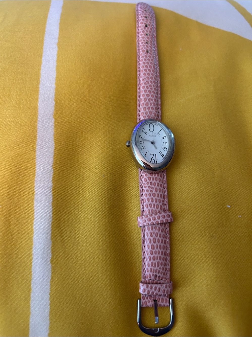 Pink Lizzard Leather Strap Quartz Women's Watch - Picture 8 of 8